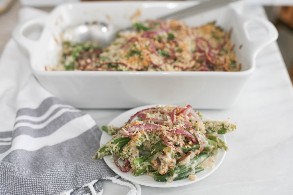 Healthier Green Bean Casserole